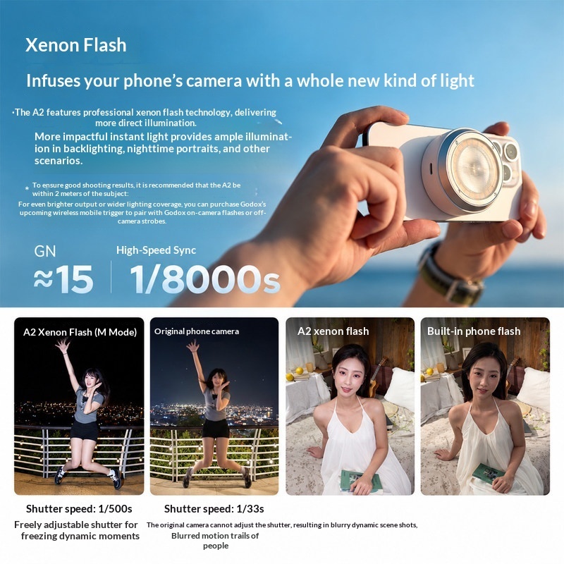 Godox A2 Smartphone Xenon Flas - Photography Lighting Brands recension och pris