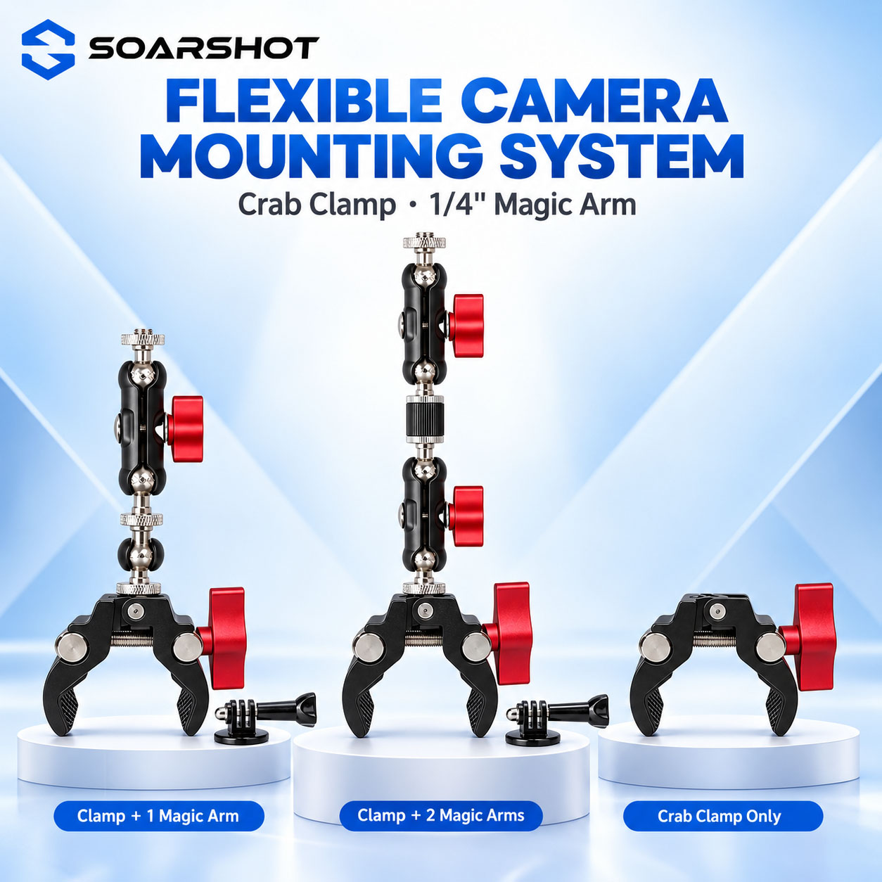 SOARSHOT Camera Crab Clamp Mag - Photography Lighting Description recension och pris