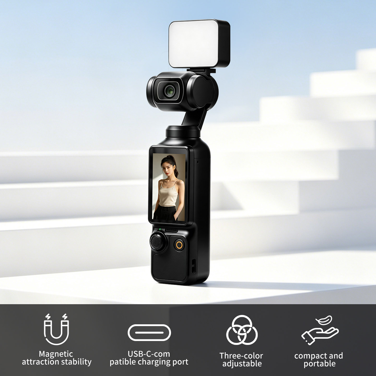 Portable Magnetic Fill Light F - Photography Lighting Kit Portable recension och pris