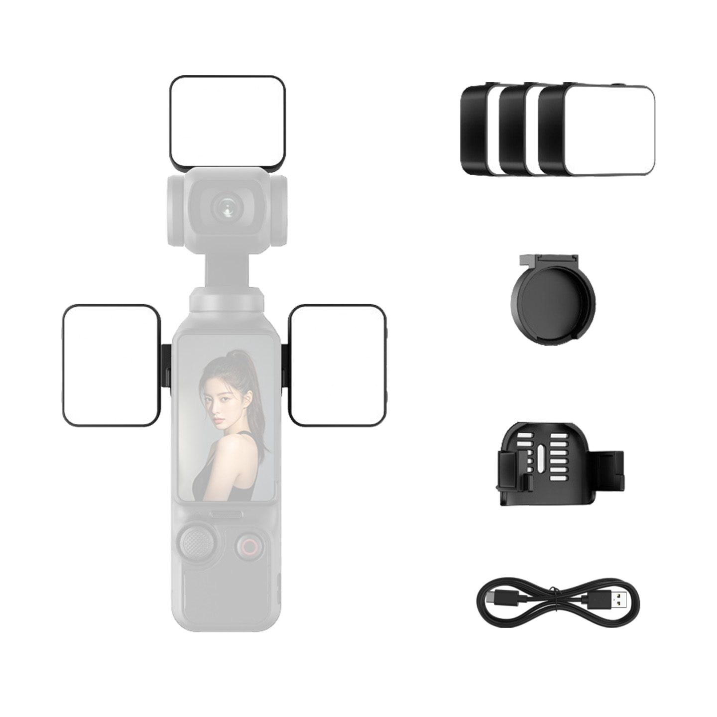 Portable Magnetic Fill Light F - Photography Lighting Kit Portable recension och pris